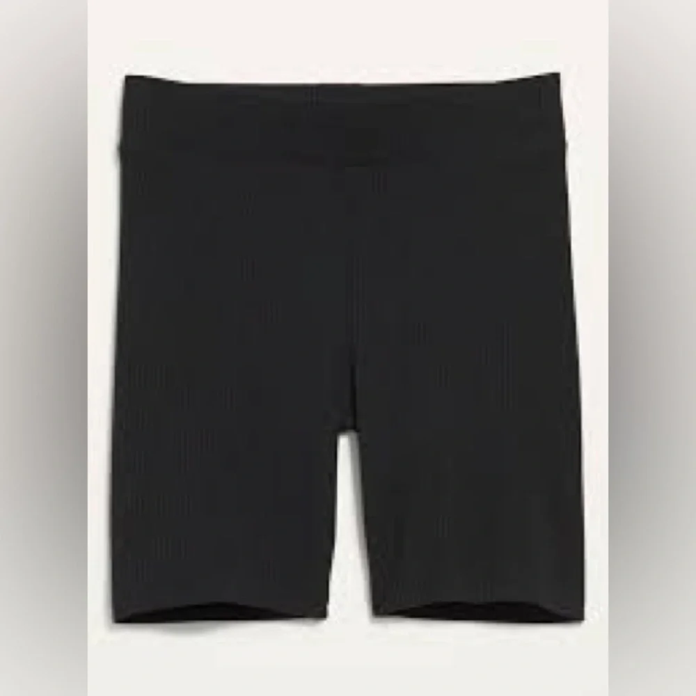 Old Navy Black Ribbed Kids Black Girls Shorts Small 6-7